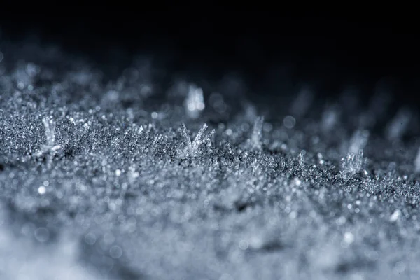 Fine Details Ice Crystals — Stock Photo, Image