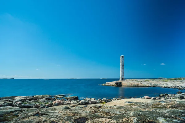 Abandoned Lighthouse Small Peninsula — Stock Photo, Image