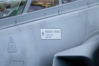 Sola, Norveç - 16 Haziran 2024: acil durum tepe örtüsünün açılışı