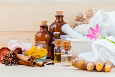 Doğal spa malzemeleri aromaterapi ve wo doğal spa teması