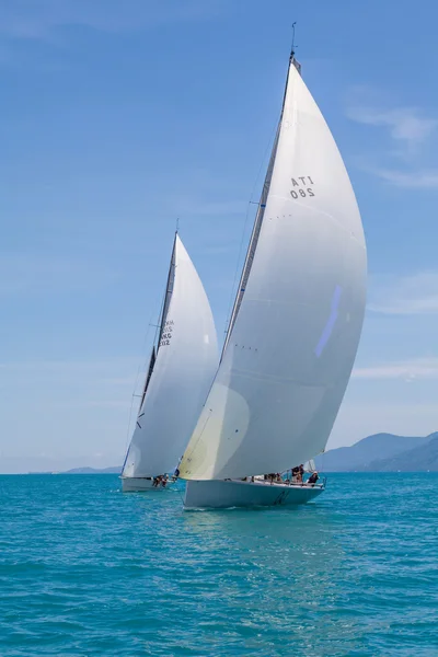 SAMUI REGATTA 2015, TAILÂNDIA - MAIO 30: Evento na praia de Chaweng  , — Fotografia de Stock