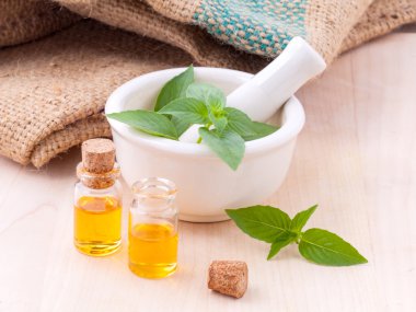 Alternatif Tıp limon fesleğen petrol doğal Kaplıcalar malzemeler fo