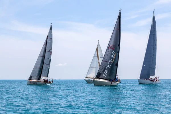 苏梅岛帆船赛 2015年、 泰国-5 月 30 日： 事件在查汶海滩 , — 图库照片