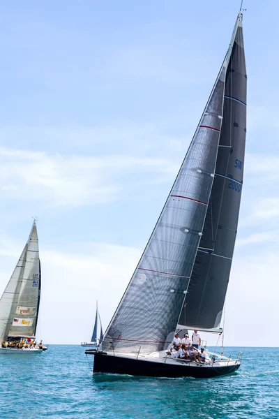 苏梅岛帆船赛 2015年、 泰国-5 月 30 日： 事件在查汶海滩 , — 图库照片