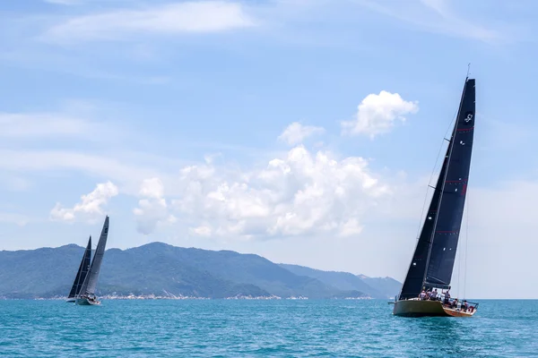 SAMUI REGATTA 2015, TAILÂNDIA - MAIO 30: Evento na praia de Chaweng  , — Fotografia de Stock