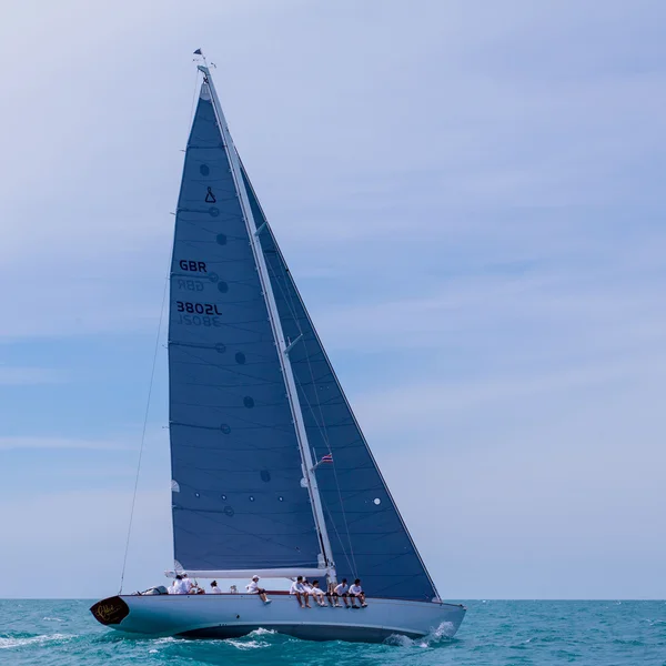 SAMUI REGATTA 2015, TAILÂNDIA - MAIO 25: Evento na praia de Chaweng  , — Fotografia de Stock