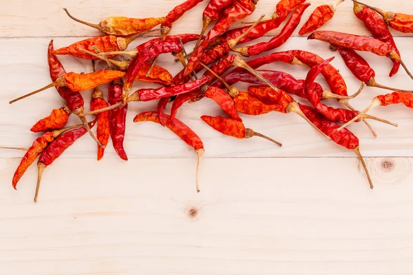Torkade Chili bakgrund för menyn design och reklam kampanj. — Stockfoto