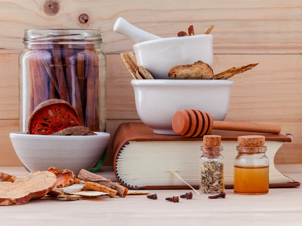 Alternatif obat herbal Cina untuk recip sehat — Stok Foto
