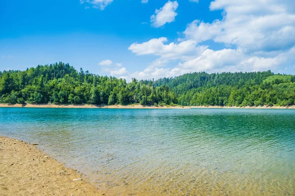 Lokvarsko Meer Berglandschap Zomer Lokve Gorski Kotar Kroatië — Stockfoto