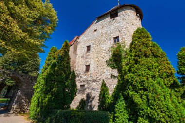 Hırvatistan 'ın orta kesimindeki Ogulin kasabasındaki eski ortaçağ Frankopan şatosu