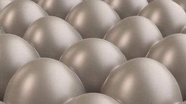 puffy satisfying silver infinite loop 3d render abstract wave background