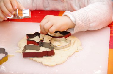 hamur için rakamları ile çocuk
