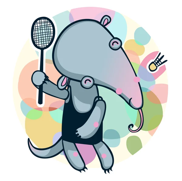 Badminton — Stockový vektor