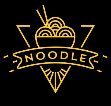 şehriye doğrusal stil simgesiyle