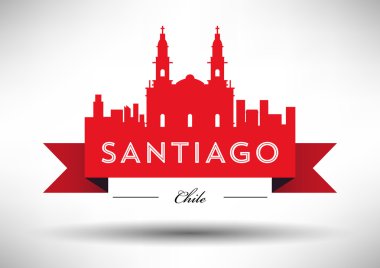 Santiago şehir manzarası tasarım