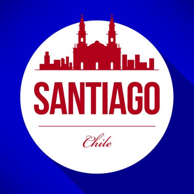 Santiago şehir manzarası tasarım