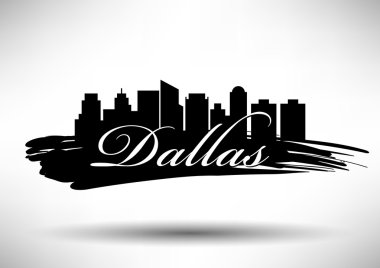 Dallas şehir manzarası tasarım