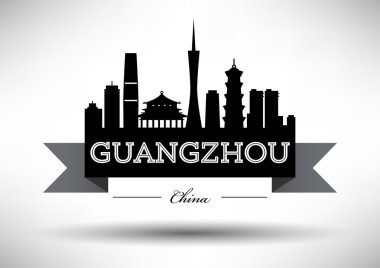 Guangzhou City Skyline tasarımı