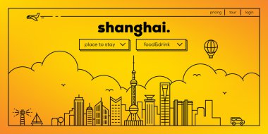 şangay seyahat web sitesi tasarımı