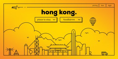 hong kong seyahat web sitesi tasarımı
