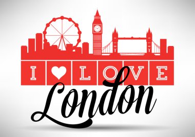 Londra tipografi tasarım seviyorum