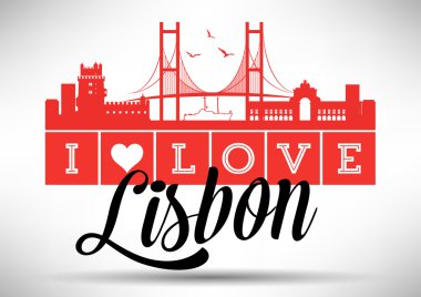 Lizbon tipografi tasarım seviyorum