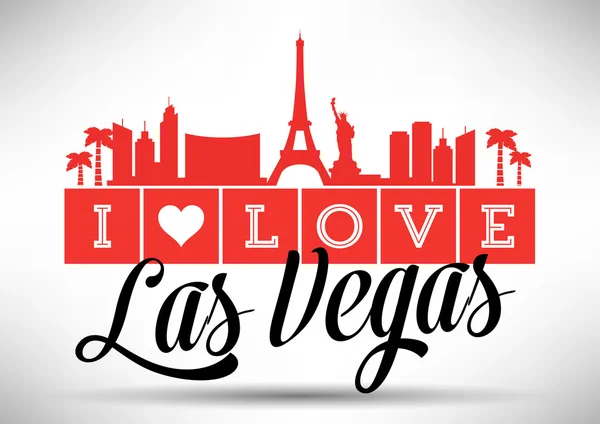 las vegas tipografi tasarım seviyorum