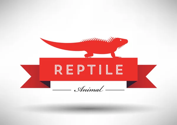 Icono de reptil — Archivo Imágenes Vectoriales