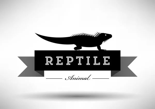 Icono de reptil — Archivo Imágenes Vectoriales