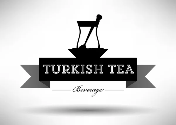 Tè turco — Vettoriale Stock