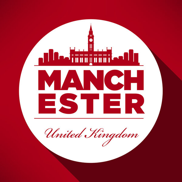Силуэт Манчестера
.