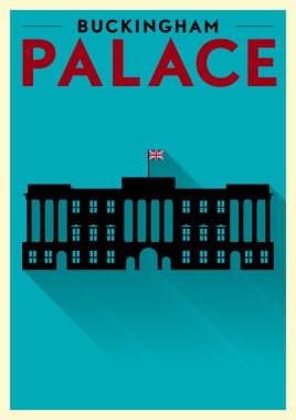 Buckingham Sarayı vektör çizim