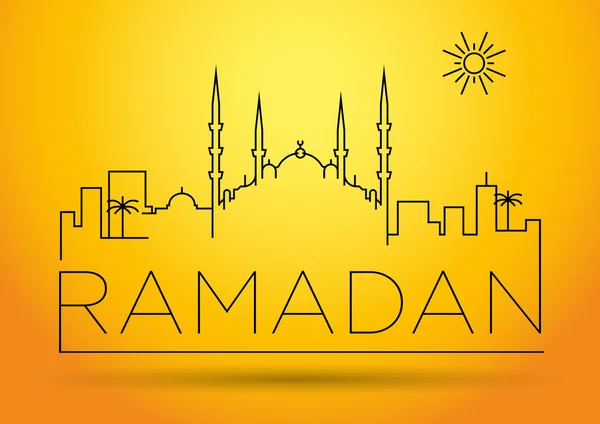 Ramadán Kareem Diseño — Archivo Imágenes Vectoriales