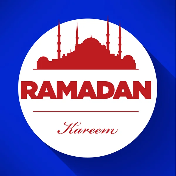 Ramazan kareem tasarım — Stok Vektör