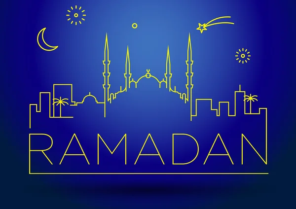 Ramadán Kareem Diseño — Archivo Imágenes Vectoriales