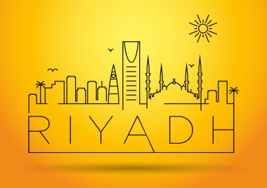 Riyadh city hattı siluet