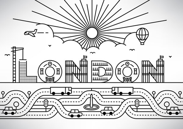 London City Typography Design