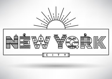 New york city tipografi tasarım