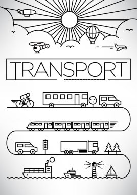 Taşıma/iş arabaları doğrusal tasarım kümesi