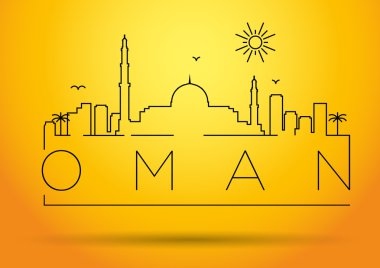 Umman satır siluet Tipografik Tasarım