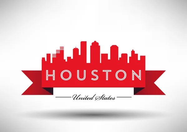 Houston Skyline pictogram — Stockvector