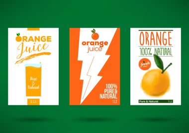 Portakal suyu şirketi şablonu
