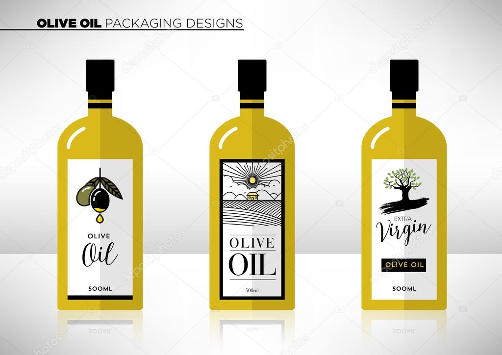 Olive Oil Label Template Stock Vector by ©kursatunsal 99390056