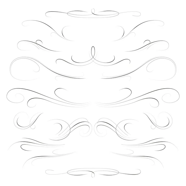 Set of decorative elements — Stock Vector