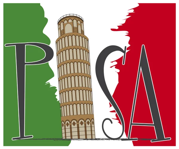 Pisa — Archivo Imágenes Vectoriales