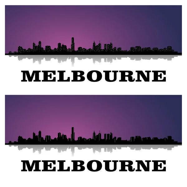 Melbourne — Vector de stoc