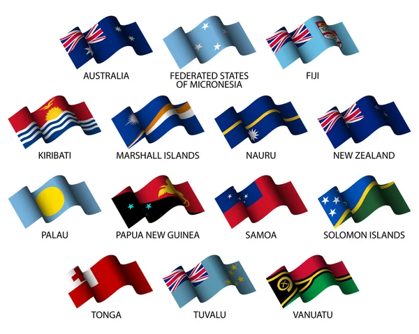 Okyanusya bayrakları