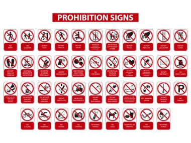 Yasak işaretleri kümesi