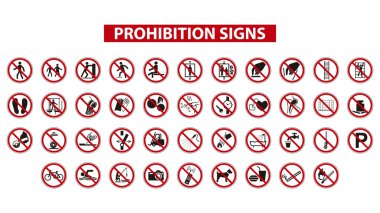 Yasak işaretleri kümesi