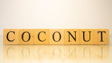 Hindistancevizi kelimesi tahta harf küplerinden yaratıldı. Gastronomi ve baharatlar. Kapat..